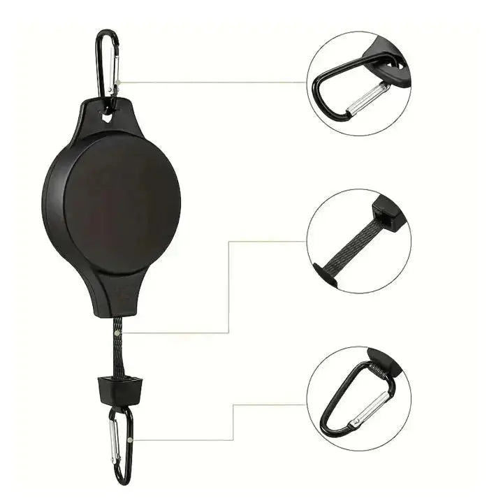 Stylish hanging plant holder system featuring durable, adjustable ropes and sleek metal hooks. Perfect for indoor gardening, it showcases a modern design in a natural color 6