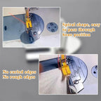 Sewing foot set designed for perfect hems on various fabrics, featuring multiple interchangeable feet for versatility. Made from durable metal with a polished finish, ideal 6