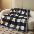Modern Check Chenille Throw – Plush Knit Blanket for Couch, Bed & Everyday Comfort (Copy)