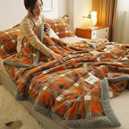 Modern Check Chenille Throw – Plush Knit Blanket for Couch, Bed & Everyday Comfort (Copy)